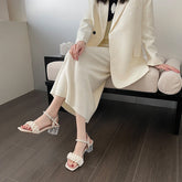 Women's With Chunky Fairy Gentle Style Fat Sandals